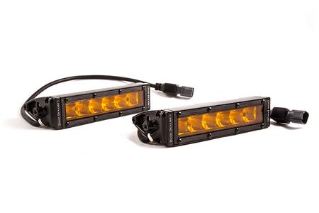 Diode Dynamics Single Row Straight SS6 Amber Driving 6 Inch LED Light Bar Pair DD5036P Latest Collections Cheap Pice