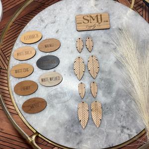 Boho Feather Cutout - 4 STYLES (1 Pair) With Paypal For Sale