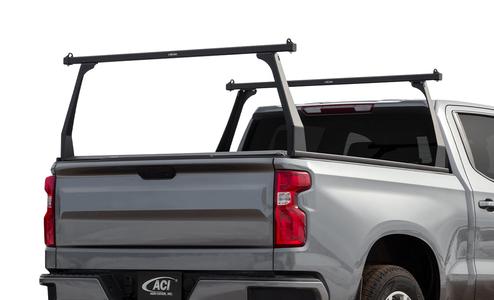 Adarac 2022-2024 Toyota Tundra 5' 6" Box Bolt On Black Aluminum Series Truck Bed Rack Matte Black F3050062 Hot Sale Online