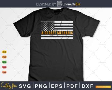 Aircraft Mechanic USA Flag Airplane Outlet Online