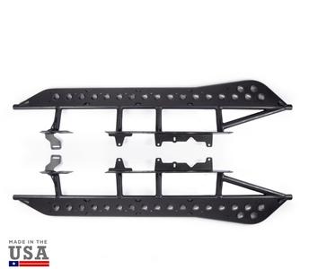 Cali Raised 2005-2023 TOYOTA TACOMA STEP EDITION ROCK SLIDERS/KICK OUT//POWDER COATED//DOUBLE CAB SHORT BED Wiki Cheap Online