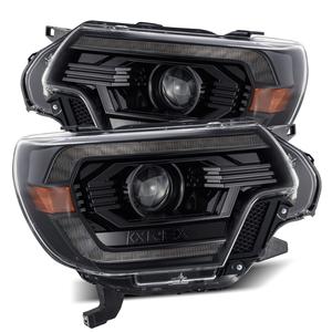 ALPHAREX 12-15 Toyota Tacoma LUXX-Series LED Projector Headlights Alpha-Black Pictures Online