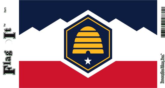 Utah Flag Decal Sticker Sale Real