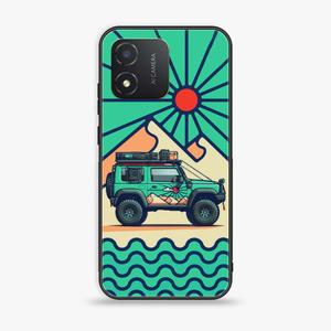 Honor X5 - Suzuki Jimny Design - Premium Printed Glass soft Bumper Shock Proof Case Cheap Sale Shop For