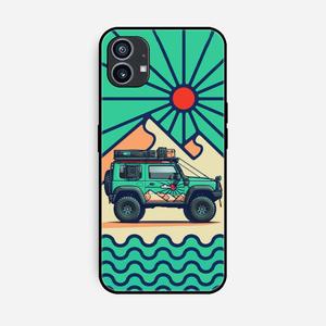 Nothing Phone (1) - Suzuki Jimny Design - Premium Printed Glass soft Bumper Shock Proof Case Classic For Sale