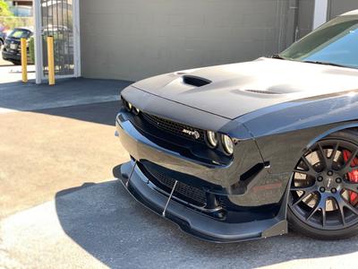 2015 - 2023 Dodge Challenger: V2 Front Bumper Canards Under 70 Dollars