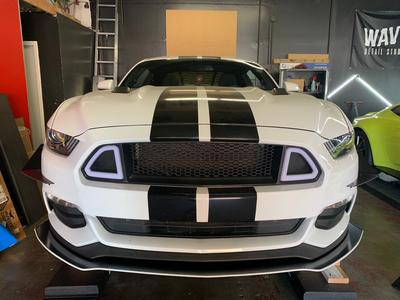 2015 - 2017 Ford Mustang GT V6 Front Splitter Free Shipping Clearance Store