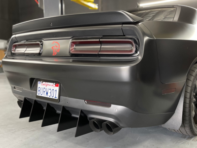2015 - 2023 Dodge Challenger: V2 Slant-Out Diffuser Cheap Sale With Credit Card