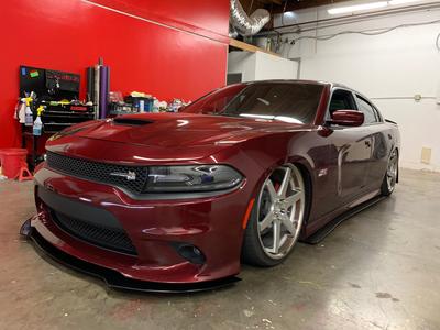 2015 - 2023 Dodge Charger GT, Scatpack, Hellcat: Sharp Rodless Design Splitter Discount Largest Supplier