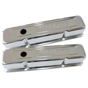 AeroFlow=Chrome Steel Valve Covers Suit SB Overall Height-3.7" Chev Buy Cheap Best