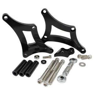 AeroFlow=Low Mount Billet Alternator Bracket Black Finish. Suit Torana V8 LH-LX-UC Fashionable