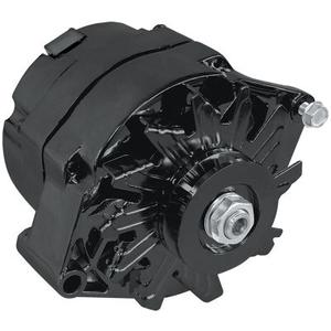 AeroFlow=140amp Chev Style 1-Wire Alternator Black Finish Cheap Get To Buy