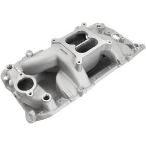 AeroFlow=BB Chev Air Gap Dual Plane Intake Manifold Natural Cast Finish Free Shipping Nicekicks