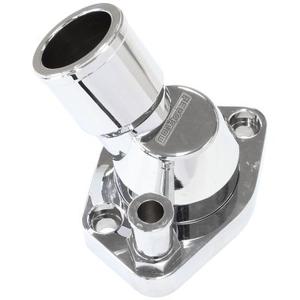 AeroFlow=Billet 45 Swivel Thermostat Housing Chrome Finish Suit Ford 289-351W 2025 Newest Online