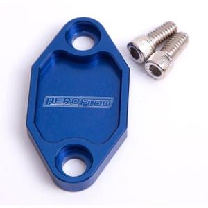AeroFlow=Billet Fuel Pump Block-Off Plate - Blue Suit Holden Cheapest Pice