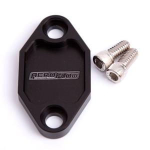 AeroFlow=Billet Fuel Pump Block-Off Plate - Black Suit Holden V8 Buy Cheap Explore