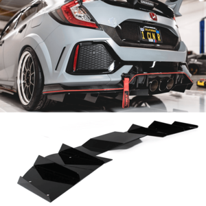 2017-2021 Honda Civic Type-R Rear Diffuser V2 Footaction Online