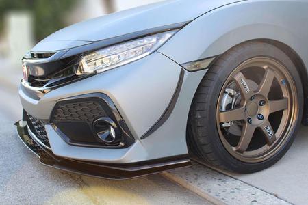 2017-2021 Honda Civic Splitter V1 ([Hatchback, Si Coupe, Si Sedan] ) Online Online High Quality