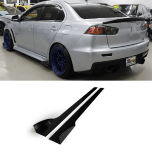 2007-2015 Mitsubishi Evo X / Ralliart Side skirt Extension V2 Cheap Low Cost