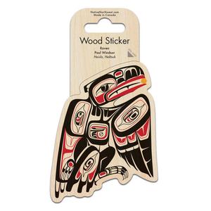 Wood Sticker - Raven by Paul Windsor Outlet For Nice