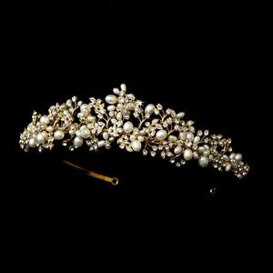 Crystal Freshwater Pearl Bridal Tiara Low Cost Cheap Pice