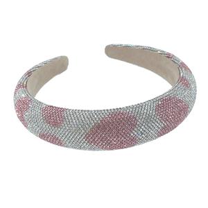 Sparkly Headband - Light Pink Hearts Cheap Sale Low Pice