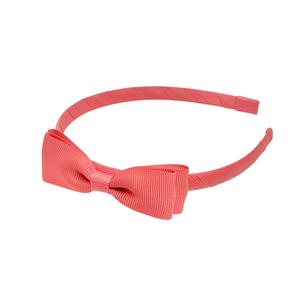 Bow Headband - Coral Best Sale For Sale