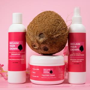 Twist N' Braid Out Bundle | Coconut Curl Cream | Curly Haircare Product Set Free Shipping Online