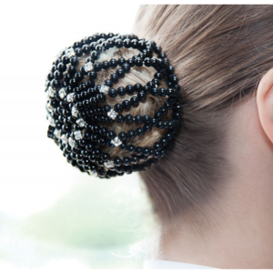 Beaded Hair Bun Cover (Black) Clearance Cheapest Pice