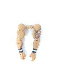 Arms with Black/White Wrist Tape and Tattoo (C) Great Deals Sale Online