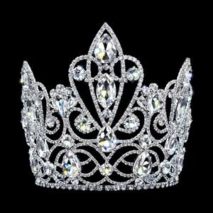 #17377 - The Serenity Tiara with Combs - 5.75" Tall Cheap Footlocker Finishline