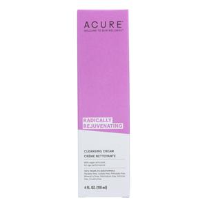 Acure - Facial Cleansing Creme - Argan Oil and Mint - 4 FL oz. Discount Online Online