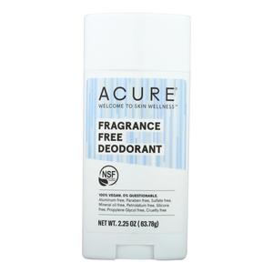 Acure - Deodorant - Fragrance Free - 2.25 oz High Quality