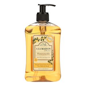 A La Maison - French Liquid Soap - Honeysuckle - 16.9 oz Wiki Sale Online