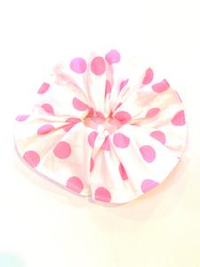 FLUORO PINK DOTTI SCRUNCHIE Buy Cheap Popular