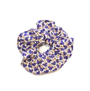 PURPLE FLORAL SCRUNCHIE Buy Cheap With Credit Card