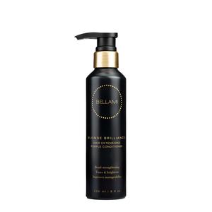 BELLAMI Blonde Brilliance Hair Extensions Purple Conditioner Fashion Style Online