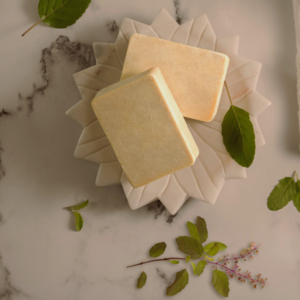 Ancient Living Tulasi Natural Handmade Soap | with Organic Certified Ingredients | Chemical-Free Ayurvedic Soap for Glowing Skin Clearance 2025 Unisex