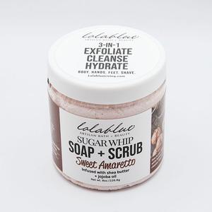 10oz Sweet Amaretto: Sugar Whip: SOAP SCRUB (3-in-1) Discount Shop Offer