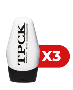Pack of 3 TPCK ToppCock Silver Leave-On Hygiene for Man Parts (90ml) Clearance Wiki