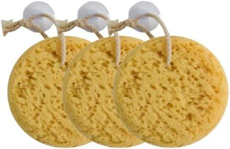 Evriholder Natural Elements Foam Bath Sponges, Spa Experience at Home, Pack of 3 Extremely Cheap Online