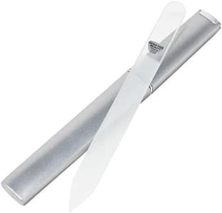 Bona Fide Beauty Czech Glass Nail Files for Natural Nails (Clear) - 1Pc Crystal Nail Filer, Nano Glass File with Case Handcrafted in The Czech Republic Sale For Cheap