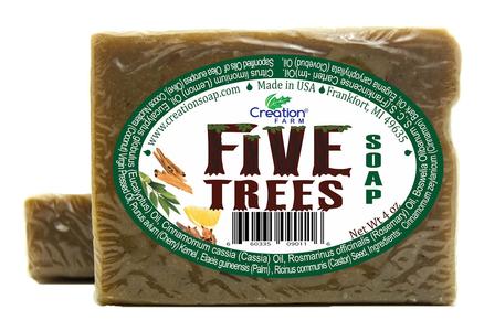 Five Trees Blend Oil 4 oz Bar (Two 4 oz Bar Pack) by Creation Farm Sale Original