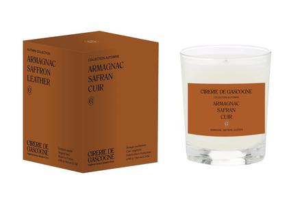Armagnac - Safran - Cuir - Bougie 180 gr Outlet Collections