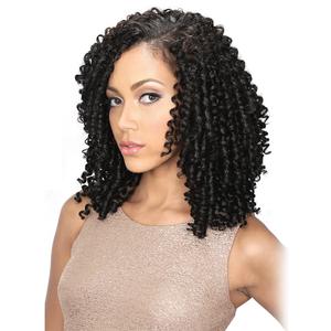 100% Human Hair Black Color Spring Curl Lace Front Wig Free Shipping Factory Outlet