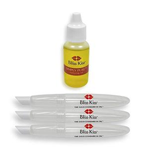 Bliss Kiss Simply Pure Dropper with Refillable Cuticle Squeeze Pen 3-Pack Kit (Fragrance Free, 3-Pens) Buy Online Cheap