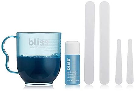 Bliss Poetic Waxing At Home Wax Kit - 5.3 Fl Oz - Microwavable Stripless Wax Hair Removal Kit - Fragrance Free - Safe for All Skin Types - 6 PC Set Sale Amazing Pice