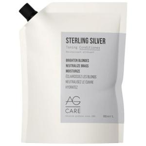 AG Sterling Silver Conditioner 1 L - No salt. No PABA. No parabens. No gluten. No DEA. No animal testing. Sale Geniue Stockist