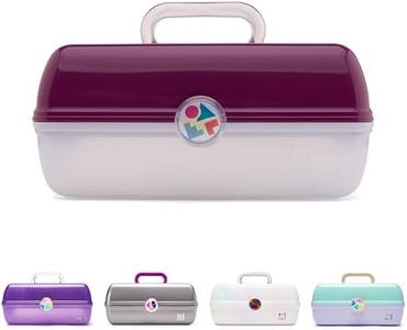 Caboodles On-The-Go Girl Makeup Box, Hard Plastic Makeup Organizer Box, Built-In Mirror, Secure Latch for Safe Travel, Spacious Storage for Large Items Discount