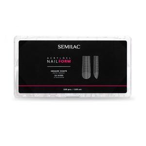 Semilac Acrylgel Nail Form Square 120 Pcs. Discount Fashionable